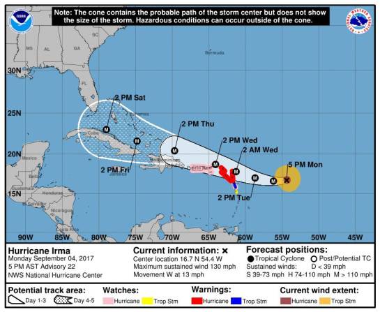 Huracán Irma Caribe: Huracán Irma alcanzó categoría 5 en su ruta hacia el Caribe Huracán Irma Caribe: Huracán Irma alcanzó categoría 5 en su ruta hacia el Caribe