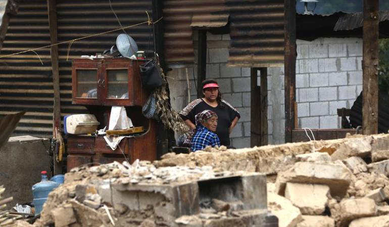 Terremoto en México Guatemala: Terremoto en México deja mas de 4.700 afectados en Guatemala
