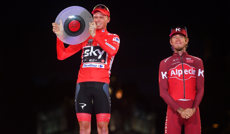 Froome: Es algo increible lo que me está pasando: Christopher Froome