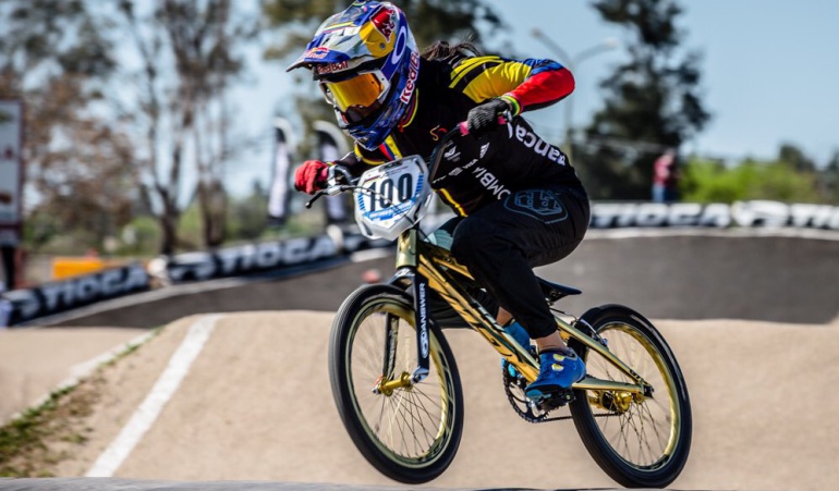 Mariana Pajón medalla Oro Copa Mundo BMX Mariana Pajón medalla de oro en la quinta válida de la Copa Mundo de BMX