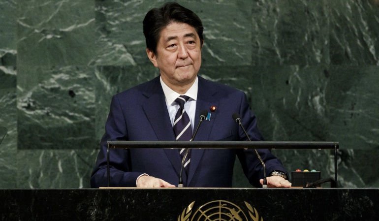 El primer ministro de Japón, Shinzo Abe.
