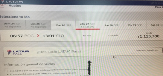 Paro de pilotos de Avianca: Tarifas de pasajes aéreos no han subido: Latam Paro de pilotos de Avianca: Tarifas de pasajes aéreos no han subido: Latam