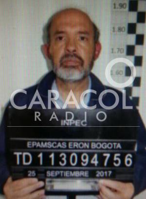 La primera foto de Francisco Ricaurte en la cárcel La primera foto de Francisco Ricaurte en la cárcel