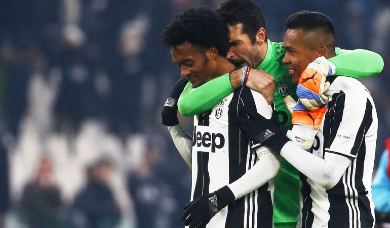 Cuadrado Buffon Juventus: Cuadrado no estaba a tope pero se ha sacrificado: Buffon