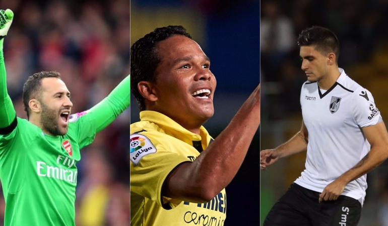 Europa League David Ospina Carlos Bacca: Ospina, Bacca y Celis en competencia hoy por la Europa League