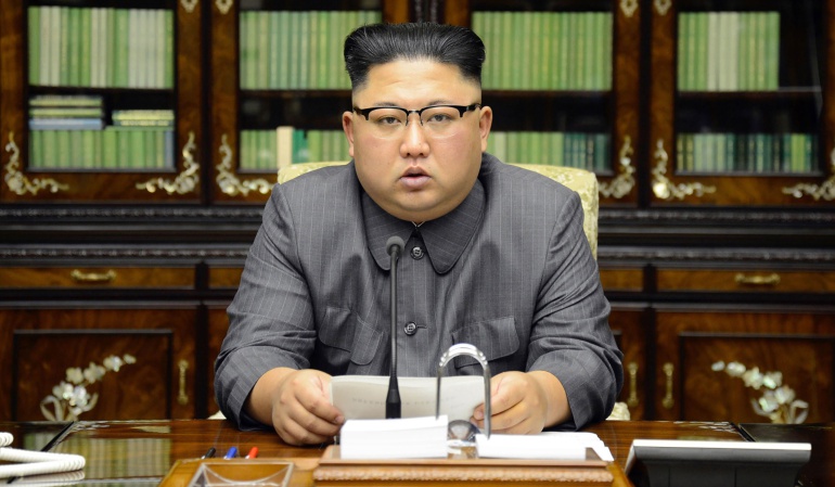 Kim Jong-Un, presidente norcoreano.