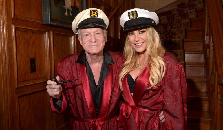 Hugh y Crystal Hefner