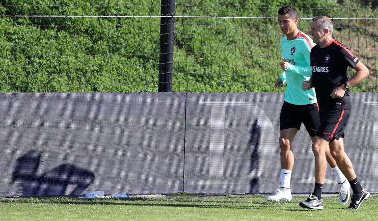 Cristiano Ronaldo: Cristiano entrena por separado con Portugal