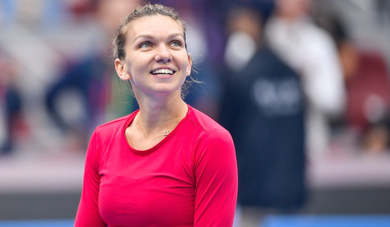 simona halep: Halep se instaló en la final del ATP de Pekín y será la nueva número 1 del mundo