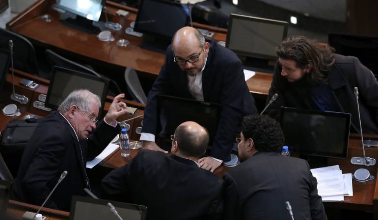 Votación de la jep en el Congreso de la República.