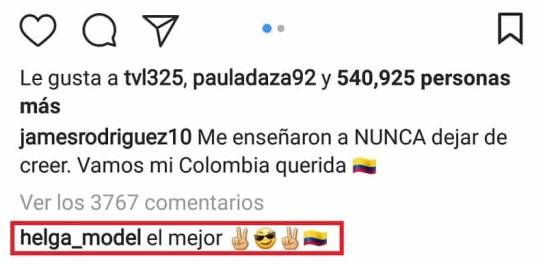 El mensaje de la modelo rusa para James Rodriguez: Uy, ¿si tienen algo? El mensaje de la modelo rusa a James El mensaje de la modelo rusa para James Rodriguez: Uy, ¿si tienen algo? El mensaje de la modelo rusa a James