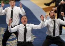Los 'All Blacks' recibieron el premio Princesa de Asturias e hicieron su baile tradicional