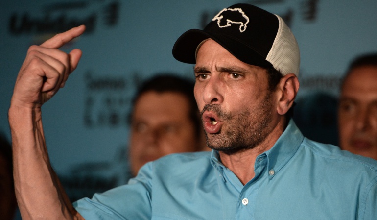 Elecciones en Venezuela: Capriles dejará la alianza opositora venezolana MUD si sigue Ramos Allup
