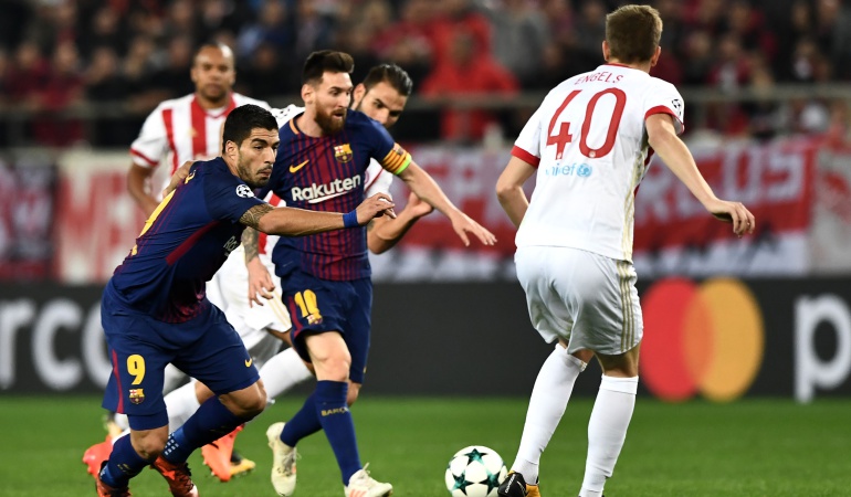 Barcelona Champions League: Barcelona no pudo romper el cerrojo defensivo del Olympiakos