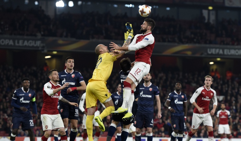 europa league: Lazio, Arsenal, Zenit y Dinamo de Kiev avanzan a los dieciseisavos