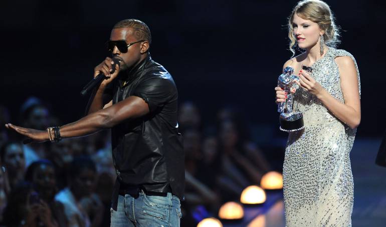 Taylor Swift Kanye West y Kim Kardashian: Conozca la "guerra" musical entre Taylor Swift y Kanye West