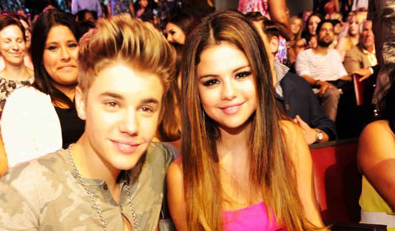 Justin Bieber y Selena Gómez.