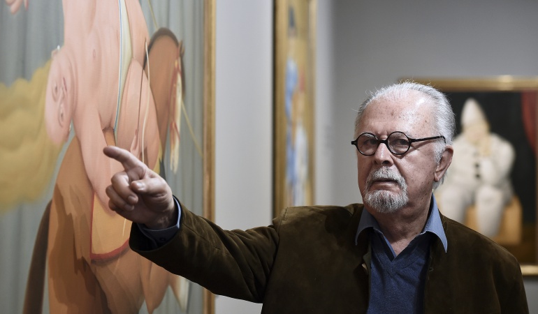 Pintura: Fernando Botero se mira en el espejo de "papá" Picasso