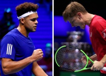 Goffin y Tsonga le dan los primeros puntos a sus países en la Copa Davis