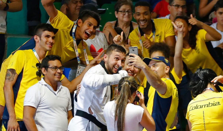 Colombia tres medallas de oro taekwondo: Colombia domina en el cierre del taekwondo con tres medallas de oro