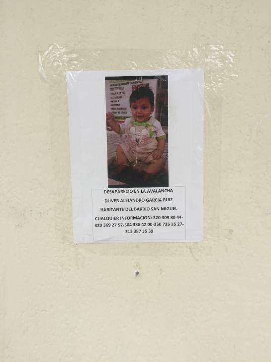 Los desaparecidos que siguen en las paredes de Mocoa Los desaparecidos que siguen en las paredes de Mocoa
