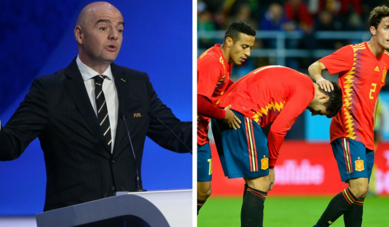 España se podría quedar sin Mundial: FIFA amenaza a España con quedarse por fuera del Mundial de Rusia