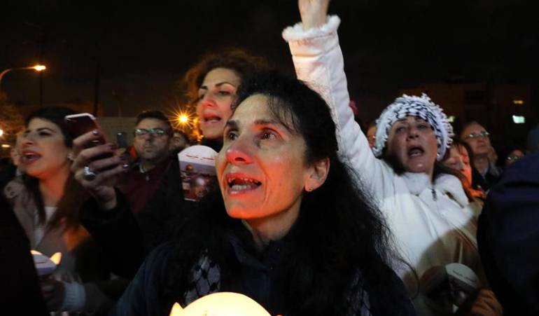 Jordania Trump: Más de 10.000 personas protestan en Jordania contra la decisión de Trump