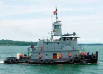 La Armada inició recuperación del buque que se hundió en el Pacífico colombiano