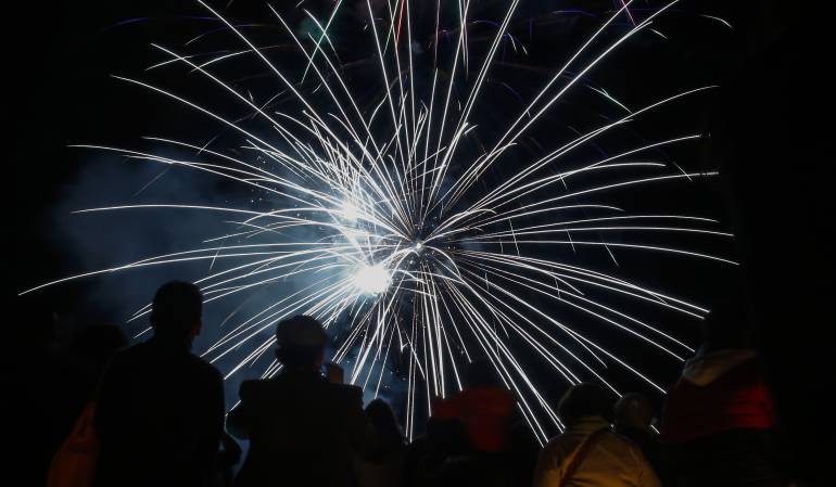 Así fue el show de juegos pirotécnicos del Aguinaldo Boyacense en Tunja: Así fue el show de juegos pirotécnicos del Aguinaldo Boyacense en Tunja