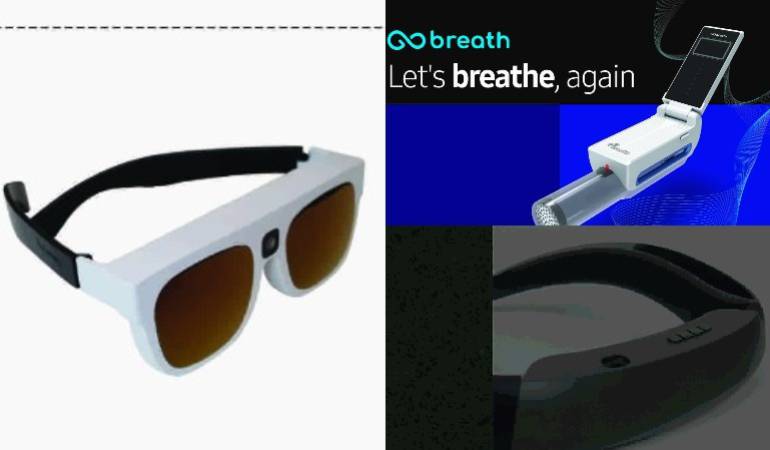 CES 2018 C-LAB SAMSUNG: Altavoces privados, gafas inteligente y un "respirador": los experimentos de Samsung para la CES