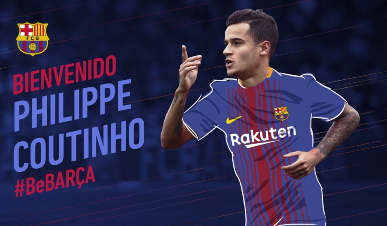 Fútbol Barcelona Coutinho: El Barcelona oficializa el fichaje de Philippe Coutinho