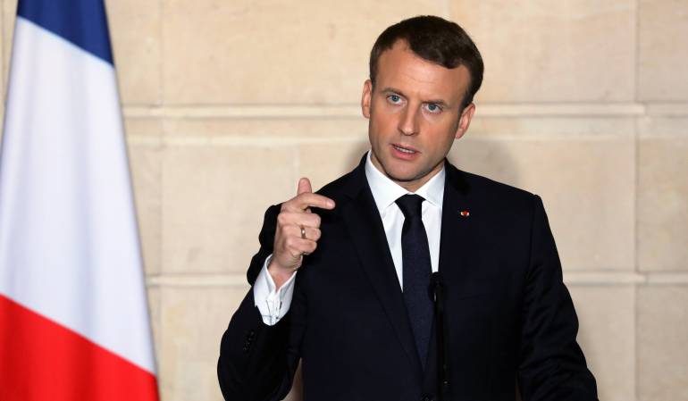 Macron conmemora los atentados contra "Charlie Hebdo"