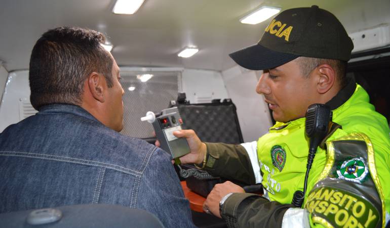 Prueba de alcohol.