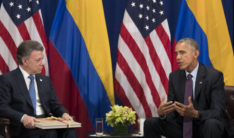 Santos y Obama: Santos y Obama podrían trabajar juntos en temas de paz después de finalizar su presidencia