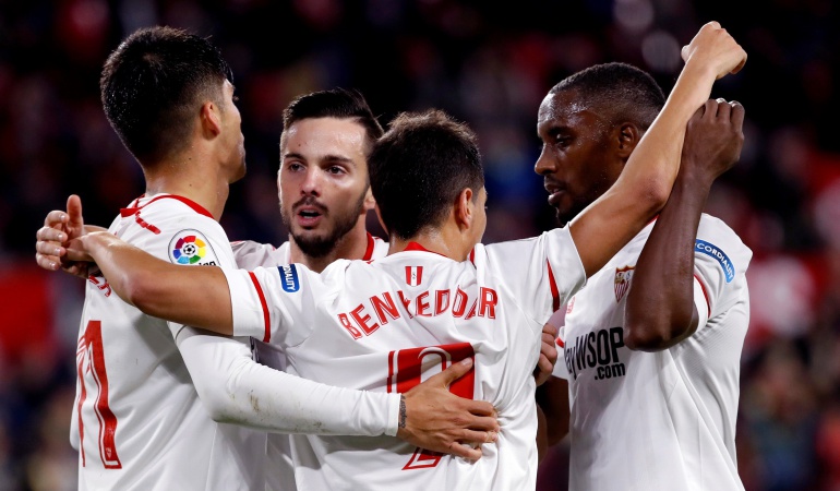 Futbolistas colombianos Muriel: El Sevilla, de Luis Fernando Muriel, se clasificó a cuartos de final de Copa del Rey
