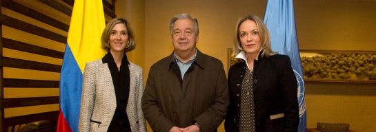 Reunión Santos Guterres: ONU ratificó respaldo a la búsqueda de paz en Colombia Reunión Santos Guterres: ONU ratificó respaldo a la búsqueda de paz en Colombia