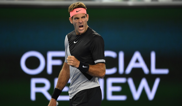 Abierto de Australia: Del Potro celebra su regreso al 'Top 10' con victoria en el Abierto de Australia