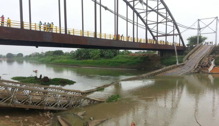 Los puentes que se han caído en Colombia: En los últimos años, cinco puentes se han desplomado en el país