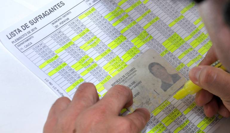 Autoridad electoral colombiana avala 8 candidaturas presidenciales por firmas