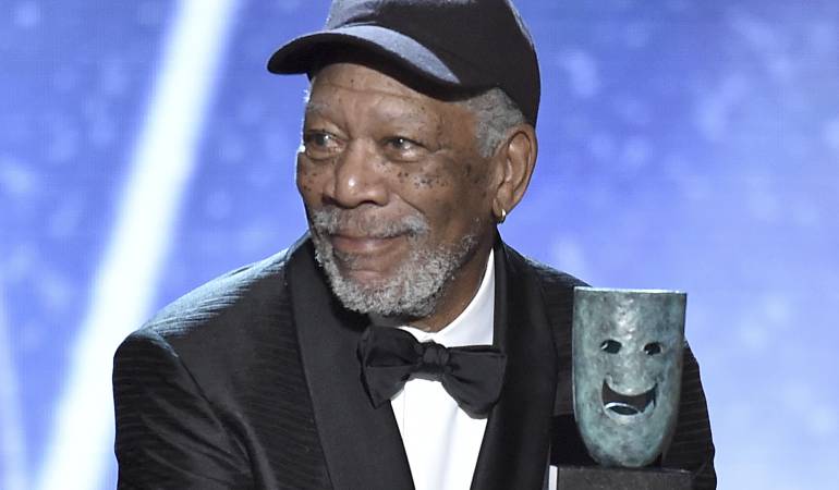 Morgan Freeman recibe el premio a la trayectoria en los SAG