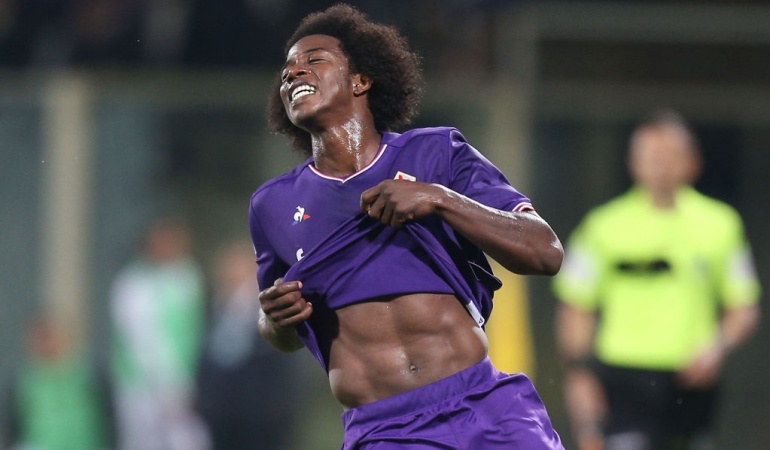 Carlos Sánchez gol Fiorentina: Carlos Sánchez marcó con la Fiorentina en la derrota ante la Sampdoria