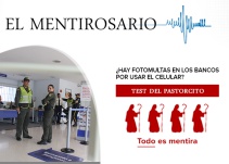 ¿Hay fotomultas en los bancos por usar el celular?