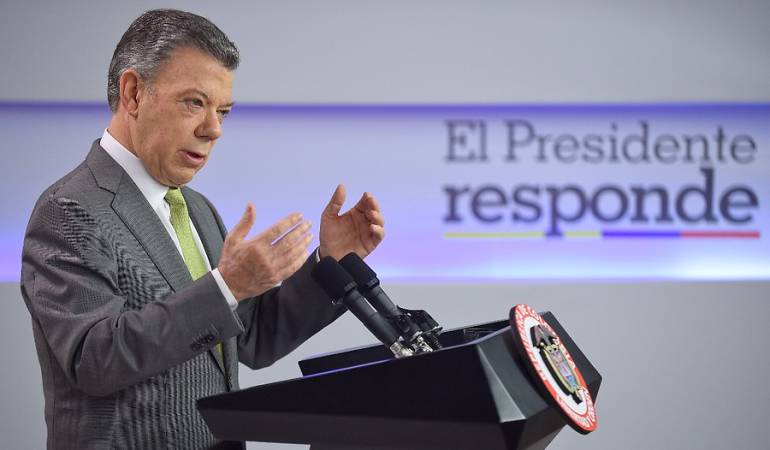 proceso de paz en este momento es irreversible: Santos: Proceso de paz es irreversible sin importar quien resulte electo