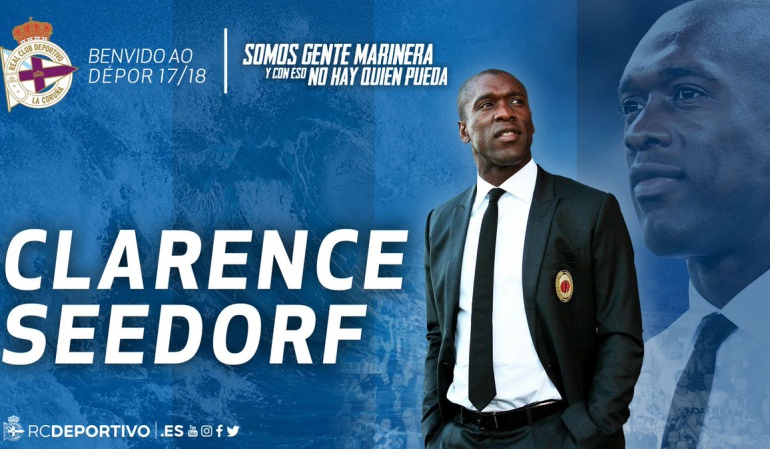 Clarence Seedorf técnico Deportivo La Coruña: El legendario Seedorf es nuevo entrenador del Deportivo de La Coruña