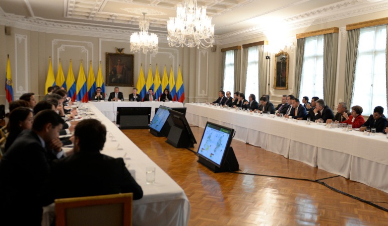 Pablo Catatumbo en la Casa de Nariño: Santos pide a partidos unirse ante la violencia contra líderes sociales