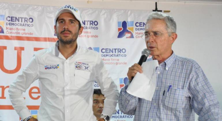 Denuncia de amenanza contra candidato del centro democrático: Uribe denuncia amenazas de muerte en contra de Miguel Matus