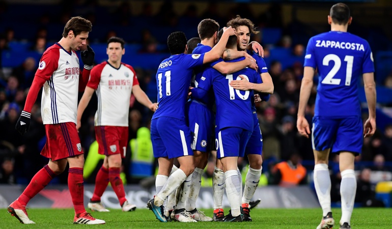 Chelsea West Bromwich: Con doblete de Hazard, Chelsea venció 3-0 al West Bromwich