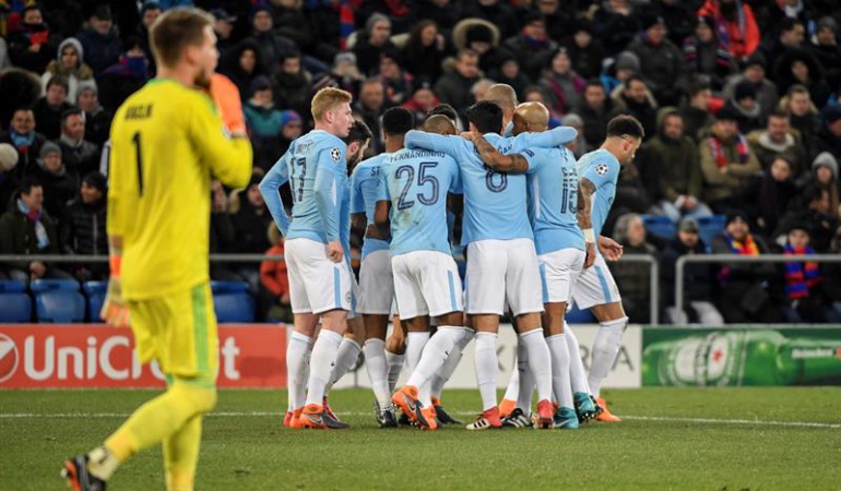 Basilea - Manchester City Liga de Campeones: El City aplasta al Basilea como visitante y ya piensa en los cuartos