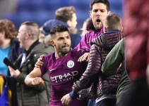 La Federación Inglesa no multa a Agüero por los incidentes del Wigan-City