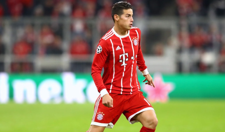 James sufre lesión leve y estará unos días de baja con el Bayern Múnich